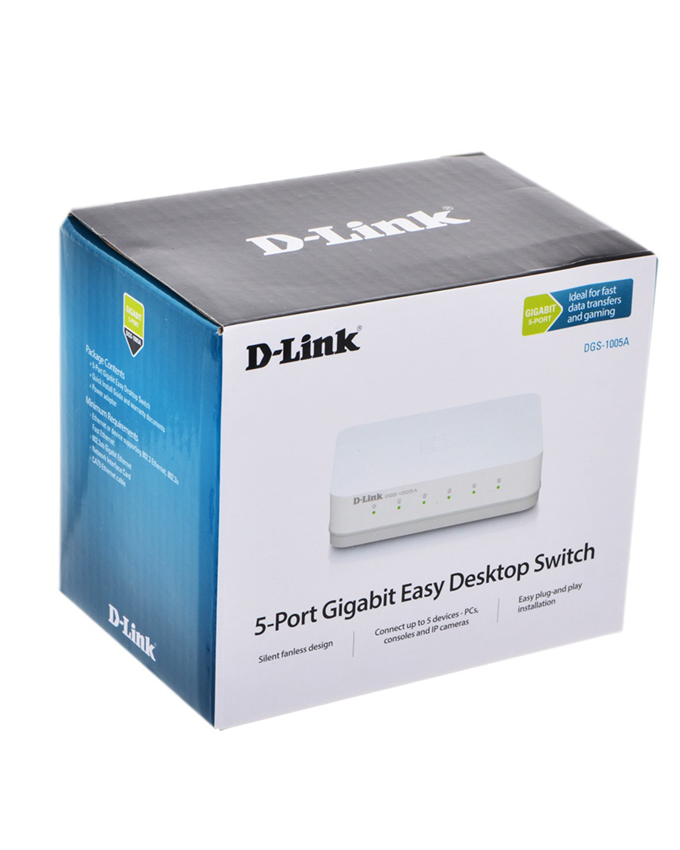 D-Link DGS-1005A 5-Port Desktop Switch